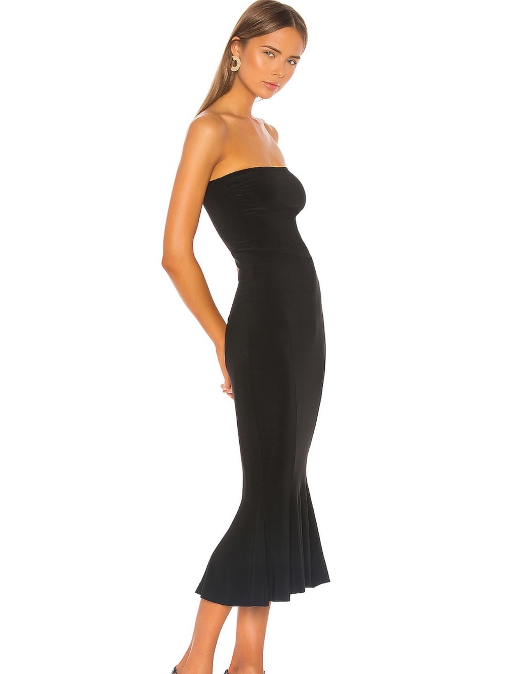 Norma Kamali strapless fishtail dress - Picture 2 of 4